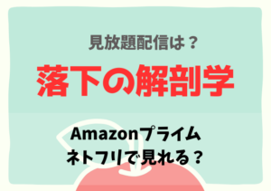 落下の解剖学のサブスク配信はAmazonプライム・Netflixでどこで見れる？無料動画を視聴する方法！